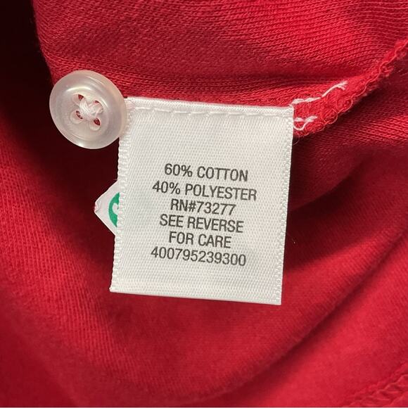 Croft & Barrow Polo Men's Lg Red Athleisure Golf Sports Travel Vacation Casual - Picture 5 of 9